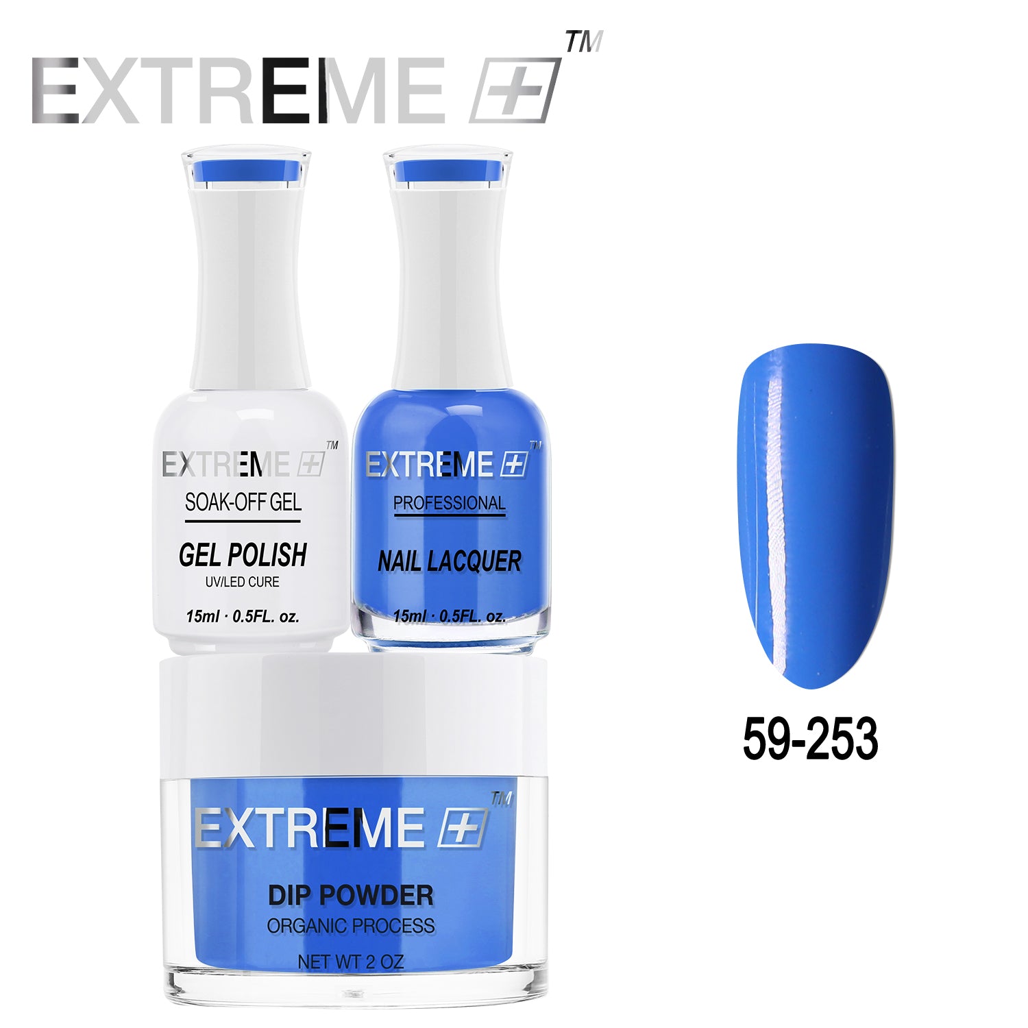 Bộ Combo 3 trong 1 EXTREME+ All-in-One - Bột Nhúng, Sơn Gel và Sơn Mài Móng #059