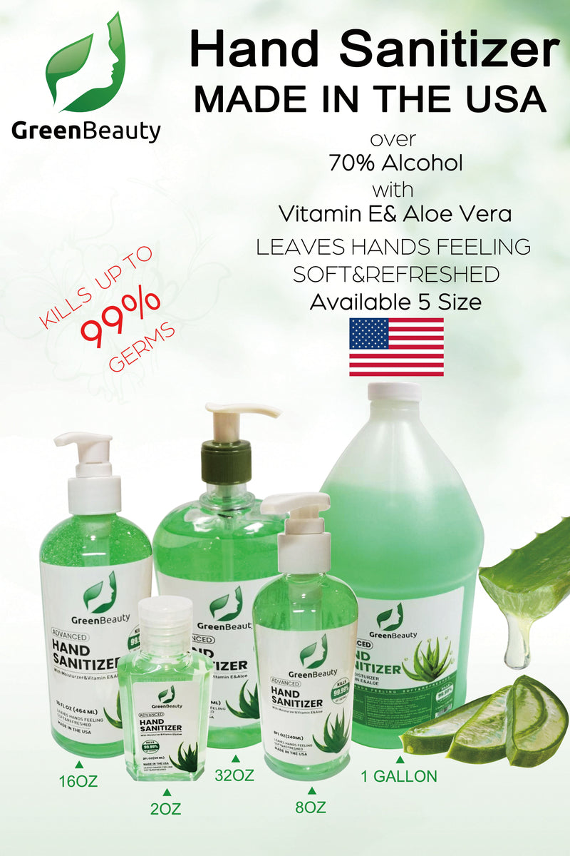 BUY 1 GET 1 FREE - GreenBeauty Hand Sanitizer 32 oz - FDA Approved