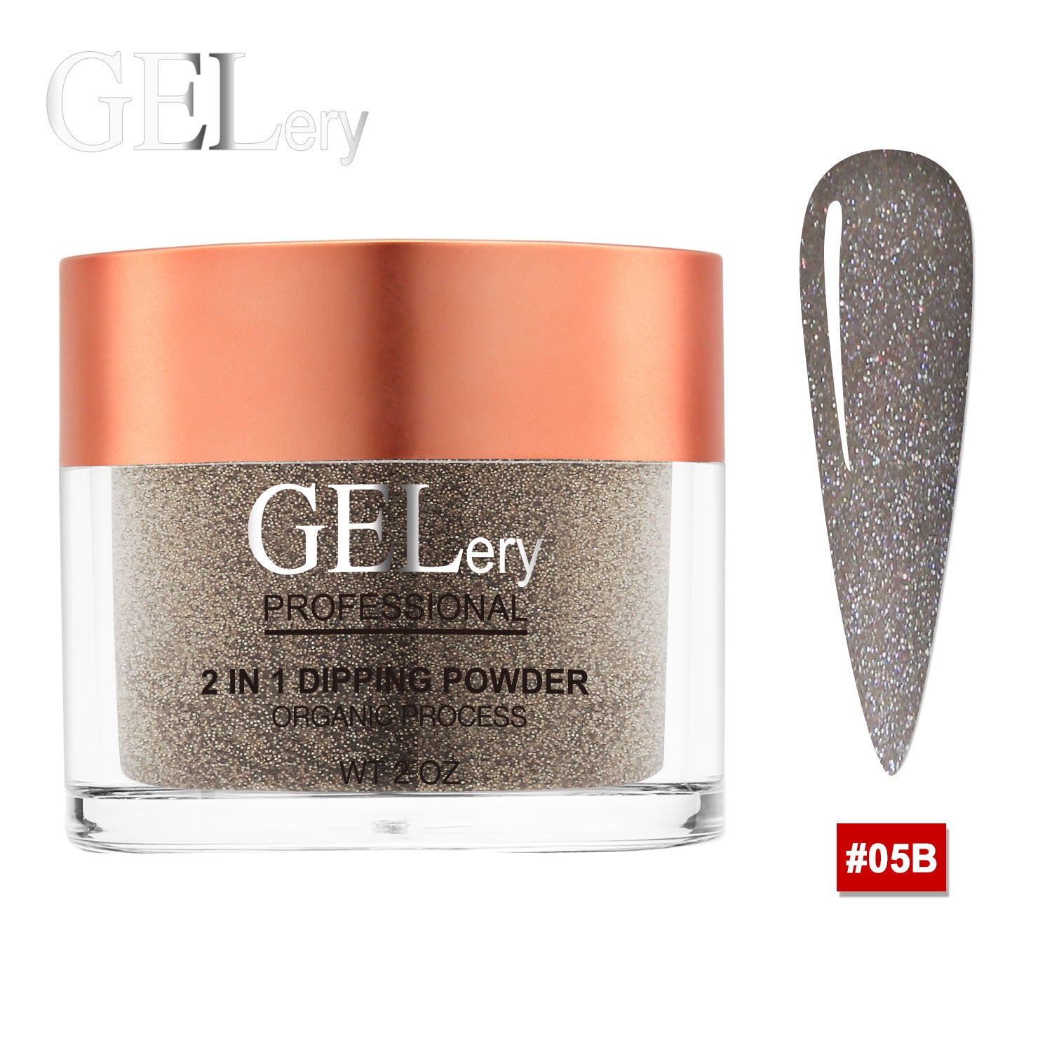 GELery 2 in 1 Acrylic & Dipping Ombre 2 oz - 5B