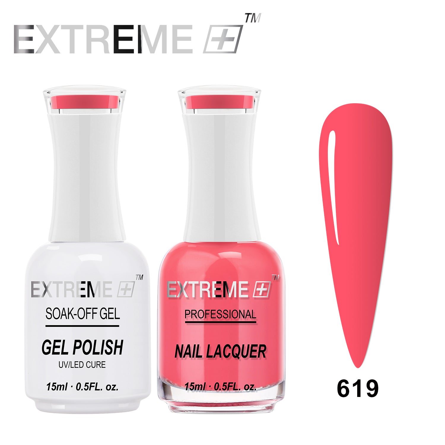 Sơn mài kết hợp gel EXTREME+ (Bộ đôi) - #619 