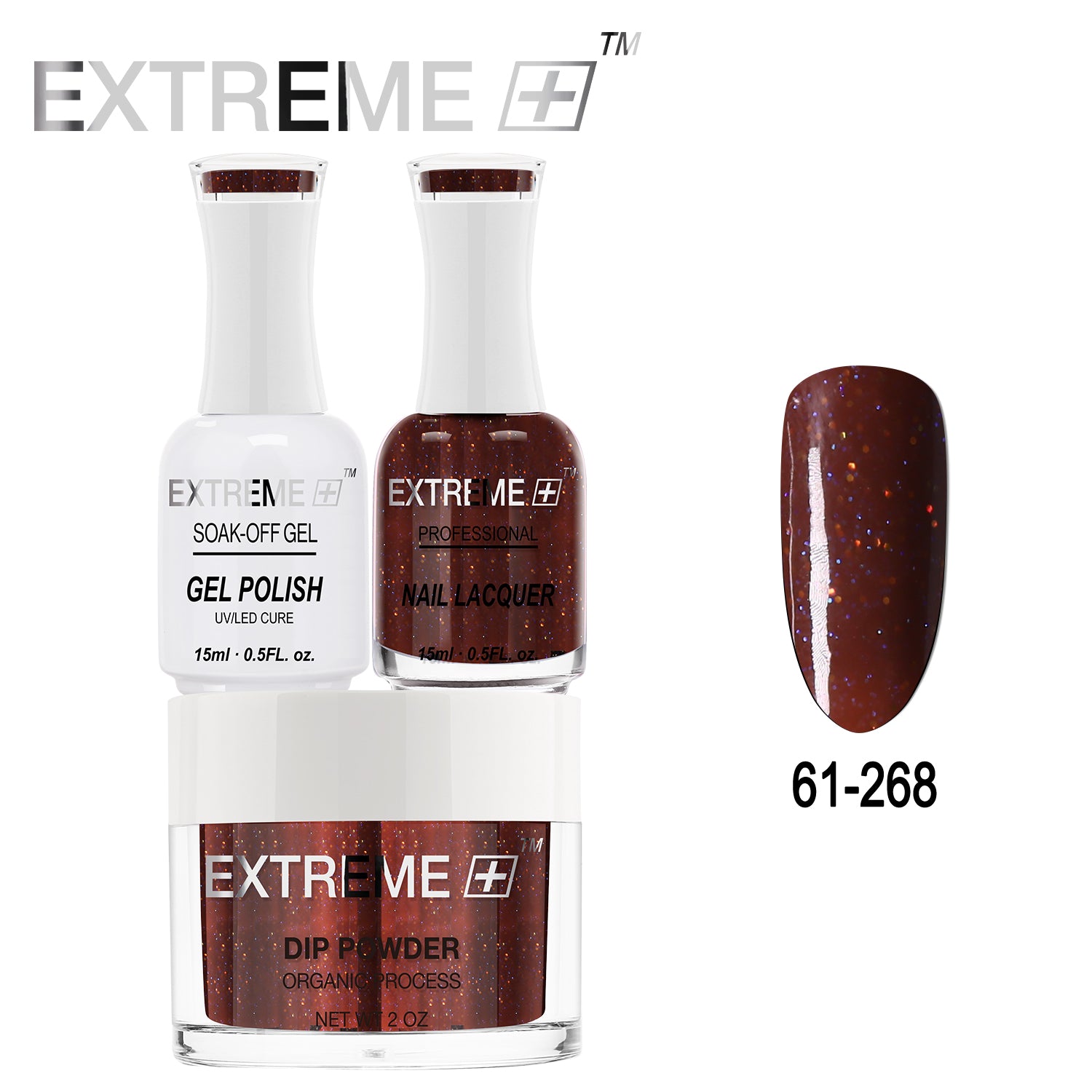 Bộ Combo 3 trong 1 EXTREME+ All-in-One - Bột Nhúng, Sơn Gel và Sơn Móng #061