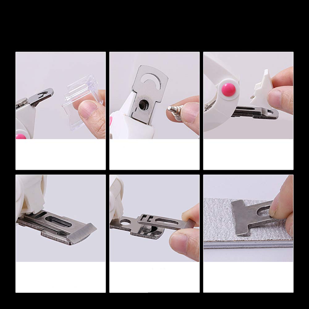 New Nail Art Nail Edge Clipper Cutter Acrylic Gel False Tips Frence U shape Trimmer Manicure Tool 3 Styles Cutting Ways