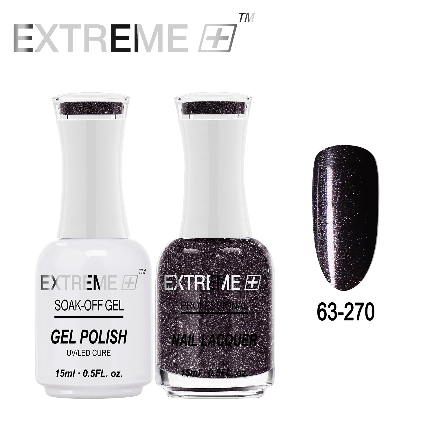 EXTREME+ All-in-One Gel Polish and Nail Lacquer Matching Duo #G063