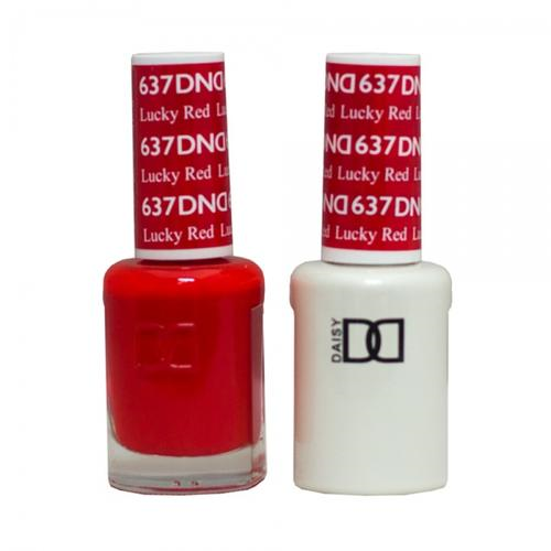 DND - Gel & Lacquer # 637 Lucky Red