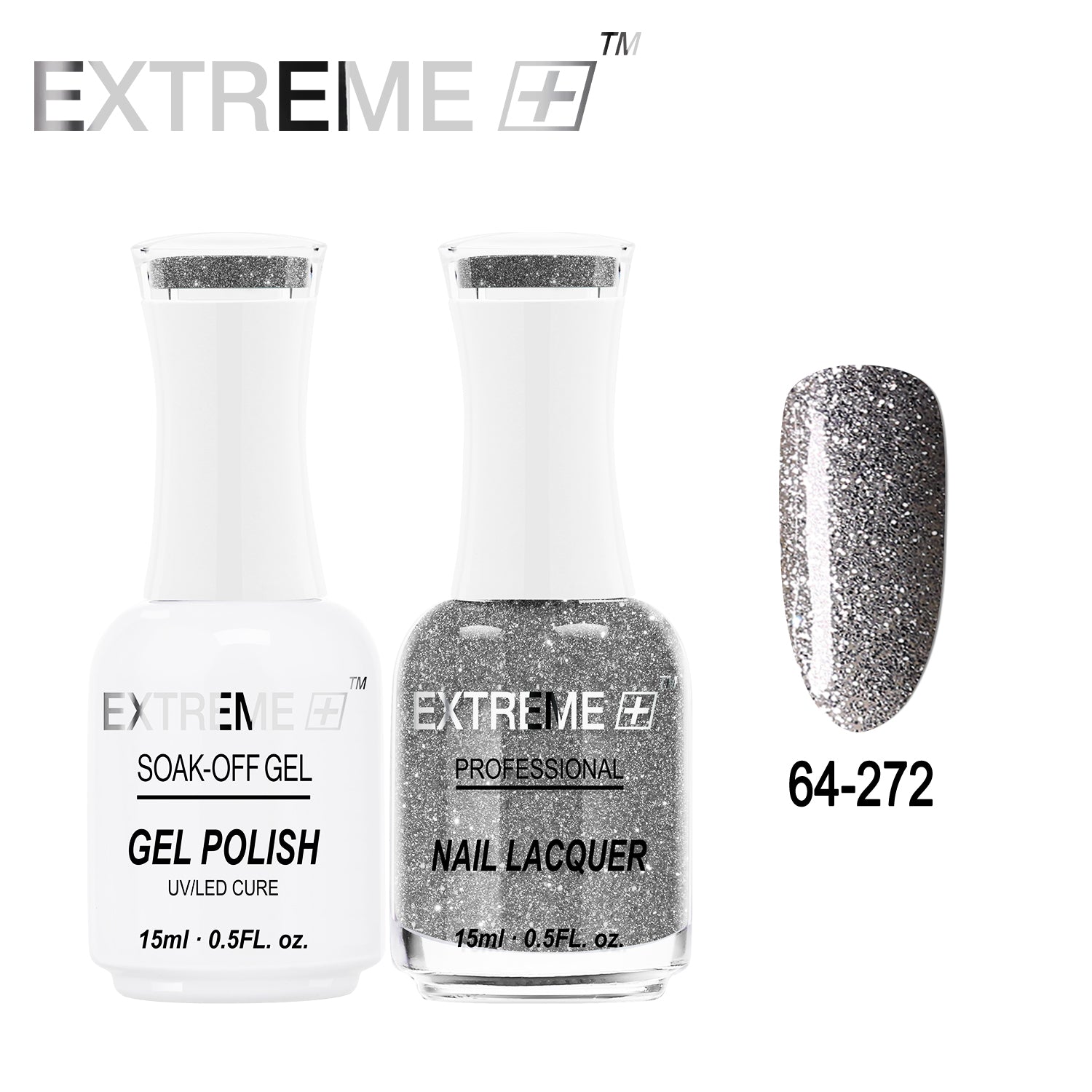 EXTREME+ All-in-One Gel Polish and Nail Lacquer Matching Duo #G064