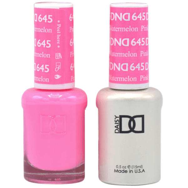 DND - Sơn Gel &amp; Sơn Mài #645 Pinky Watermelon