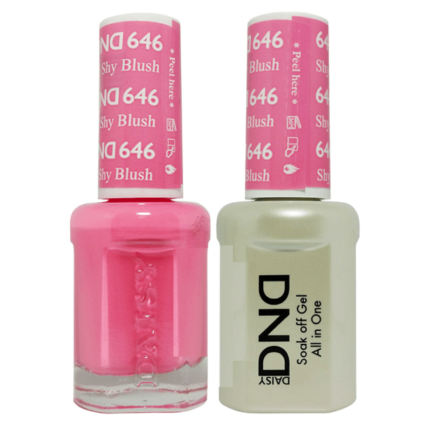 DND - Gel & Lacquer # 646 Shy Blush