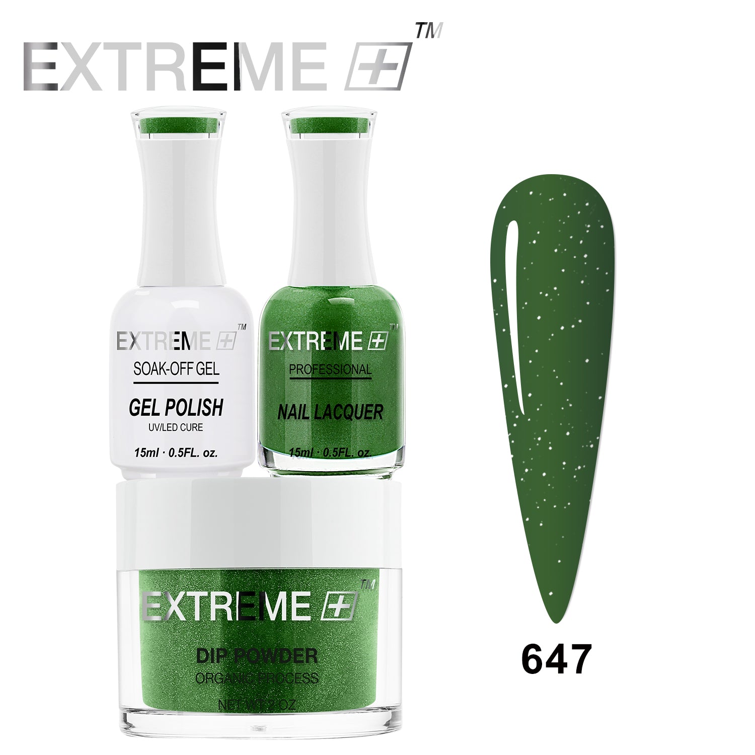 EXTREME+ 3 in 1 Combo Set - Gel, Lacquer, & Dip - #647