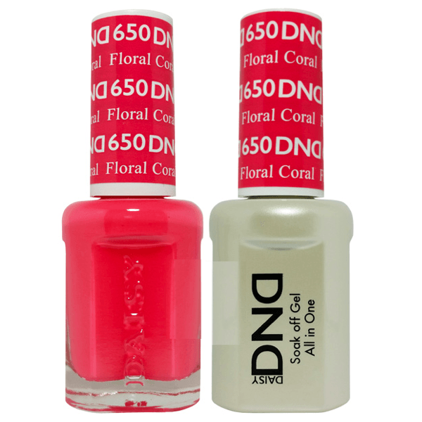 DND - Sơn Gel &amp; Sơn Mài #650 Floral Coral