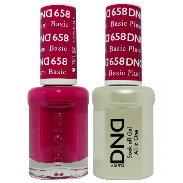 DND - Gel & Lacquer # 658 Basic Plum