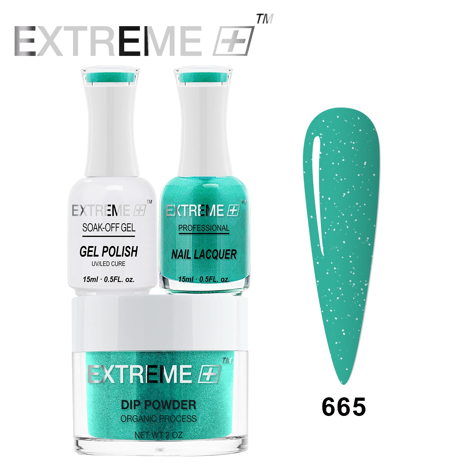 EXTREME+ 3 in 1 Combo Set - Gel, Lacquer, & Dip - #665