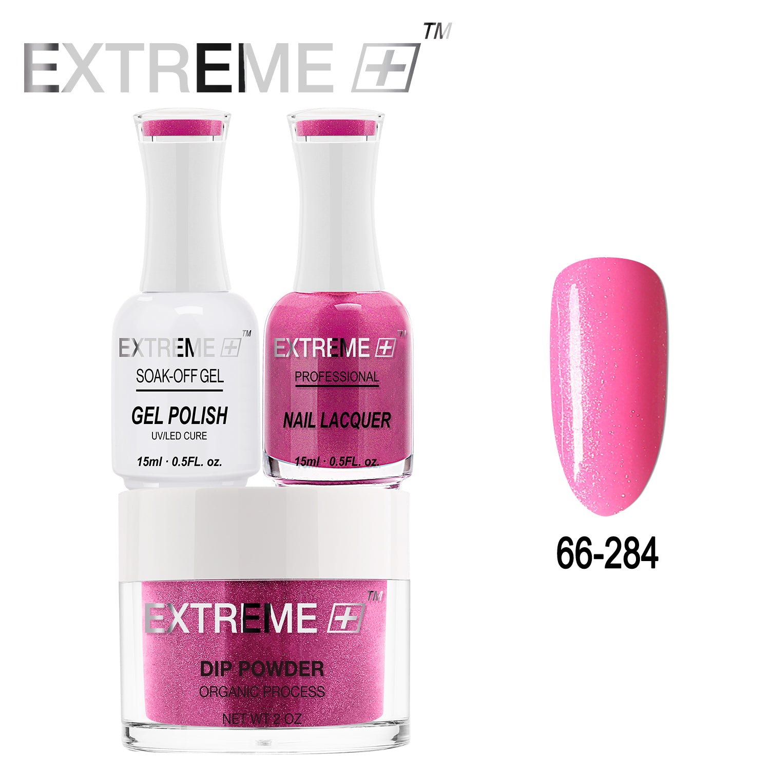 EXTREME+ All-in-One 3-in-1 Combo Set - Dip Powder, Gel Polish, and Nail Lacquer #066