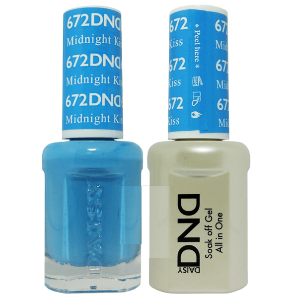 DND - Sơn Gel &amp; Sơn Mài #672 Nụ Hôn Nửa Đêm