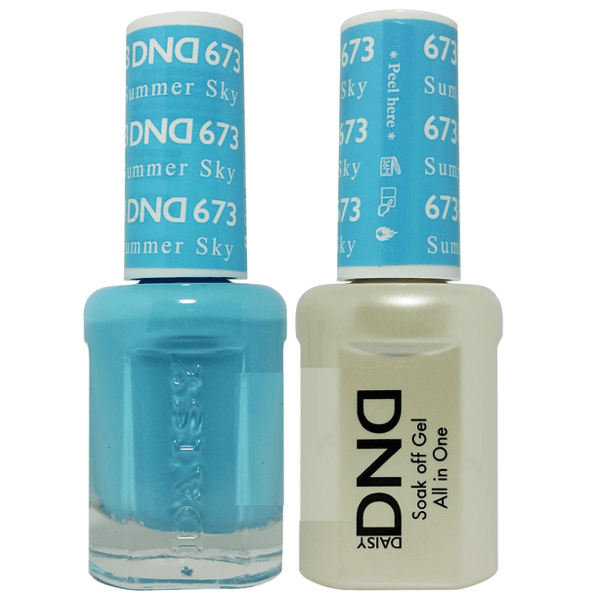 DND - Gel & Lacquer # 673 Summer Sky