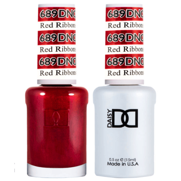 DND - Gel & Lacquer # 689 Red Ribbons