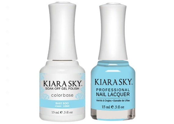 Kiara Sky All-In-One GEL + MATCHING LACQUER (DUO) - 5068 BABY BOO