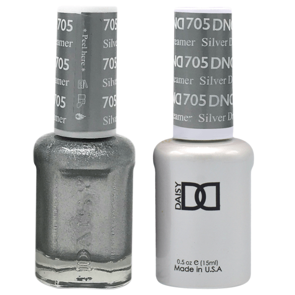 DND - Gel & Lacquer # 705 Silver Dreamer