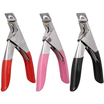 Manicure Tips Cutter Nail Scissors Acrylic False Nail Clipper Nail Art U Edge