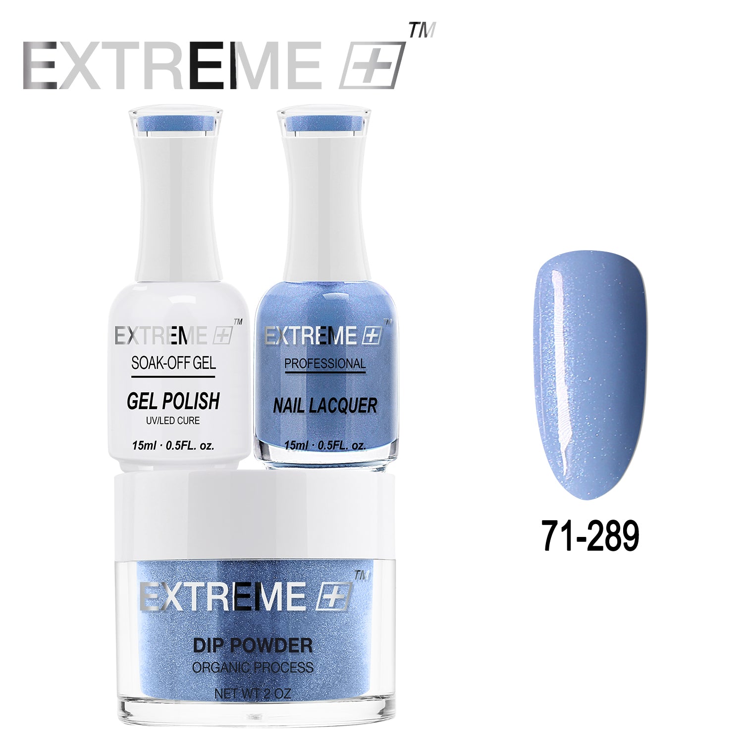 EXTREME+ All-in-One 3-in-1 Combo Set - Dip Powder, Gel Polish, and Nail Lacquer #071