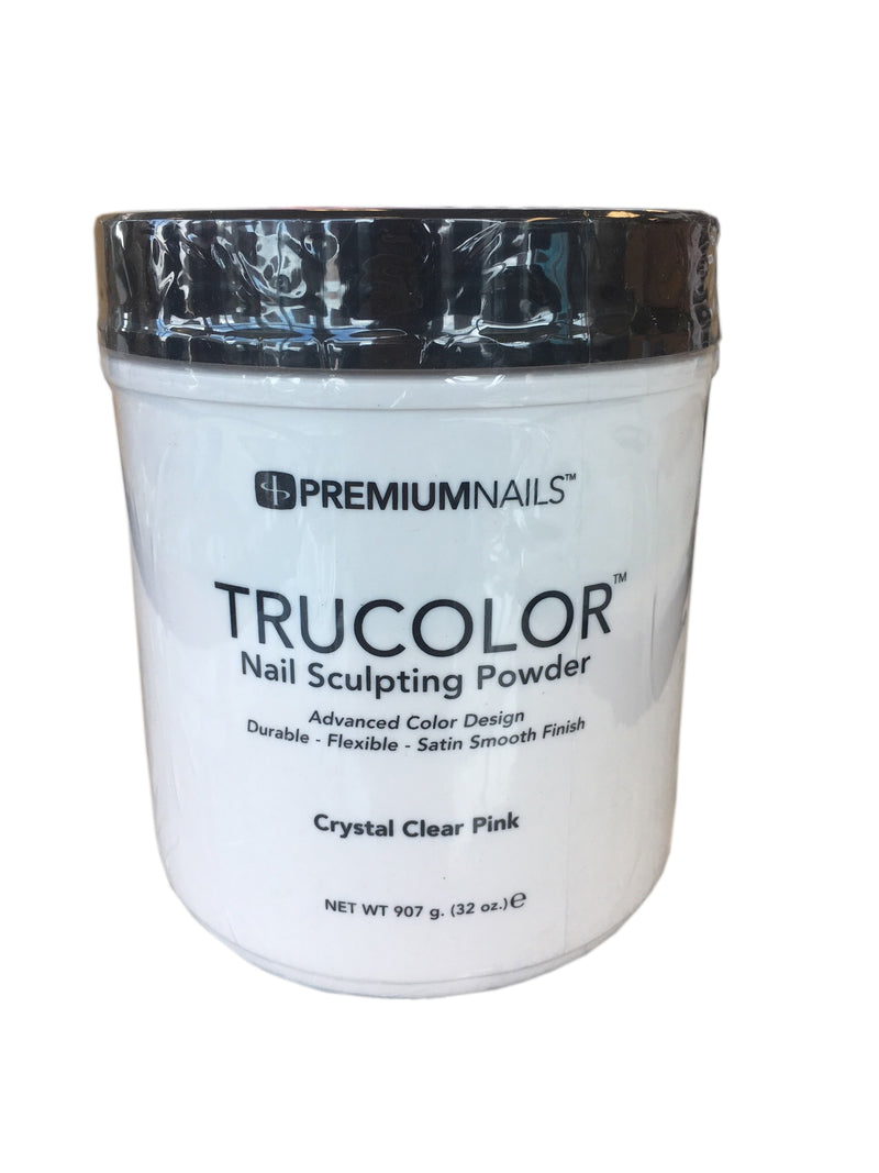 Premium Nails Powder 32 oz - Crystal Clear Pink