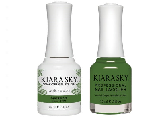 Kiara Sky All-In-One GEL + MATCHING LACQUER (DUO) - 5078 PALM READER