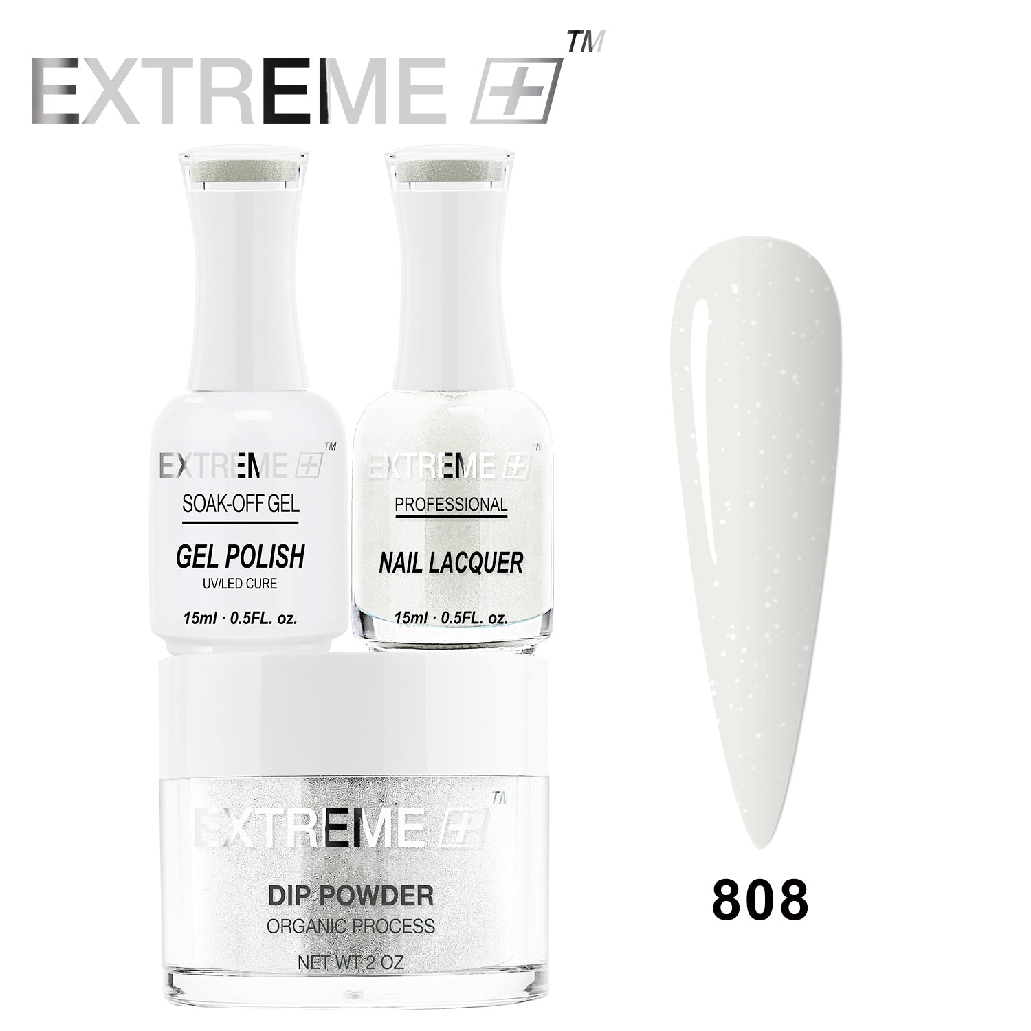 EXTREME+ 3 in 1 Combo Set - Gel, Lacquer, & Dip - #808