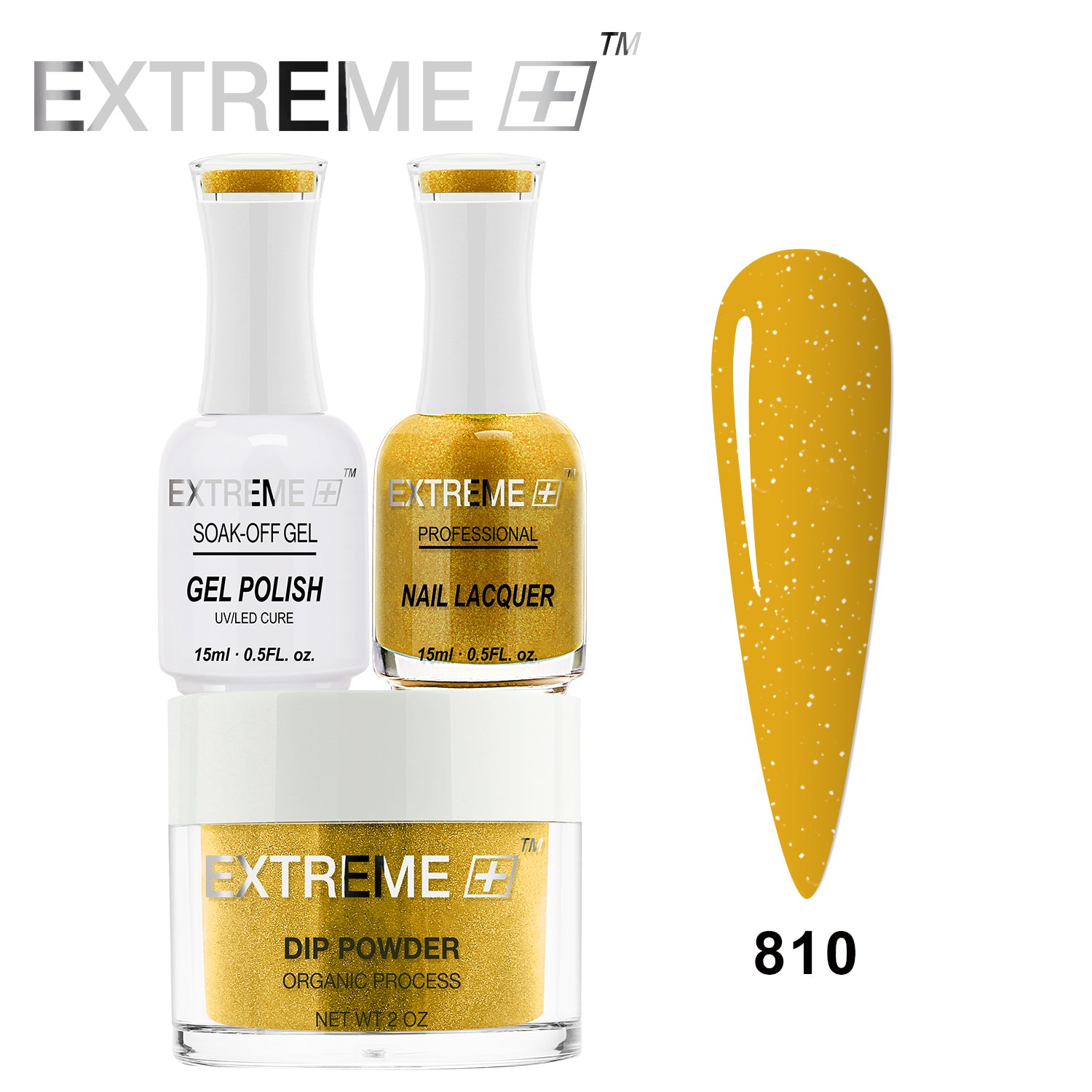 EXTREME+ 3 in 1 Combo Set - Gel, Lacquer, & Dip - #810