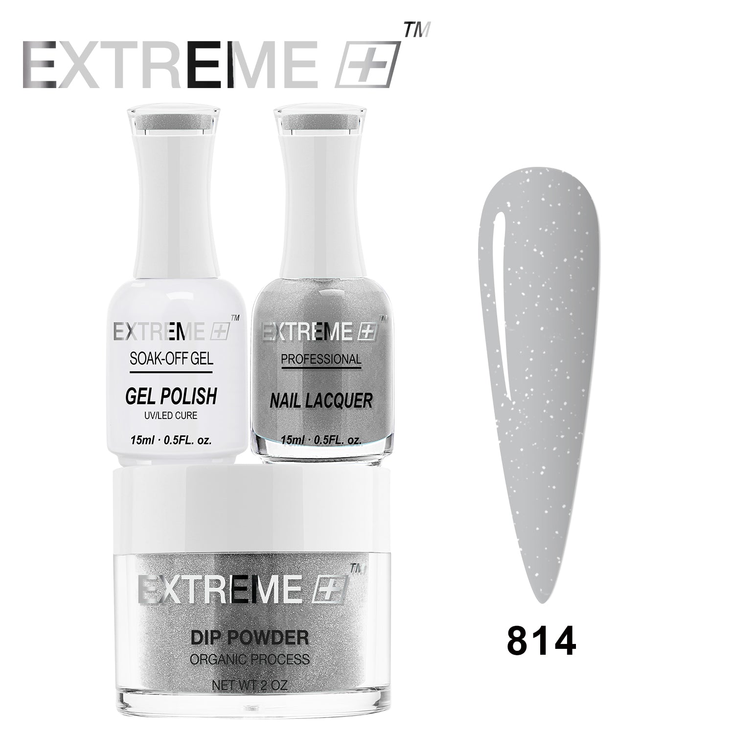 EXTREME+ 3 in 1 Combo Set - Gel, Lacquer, & Dip - #814