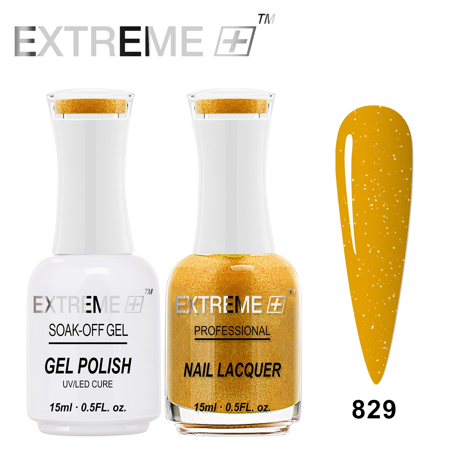 Sơn mài kết hợp gel EXTREME+ (Bộ đôi) - #829 