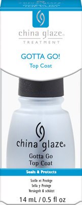 China Glaze Gotta Go! Top Coat - 14 ml/ 0.5 fl oz