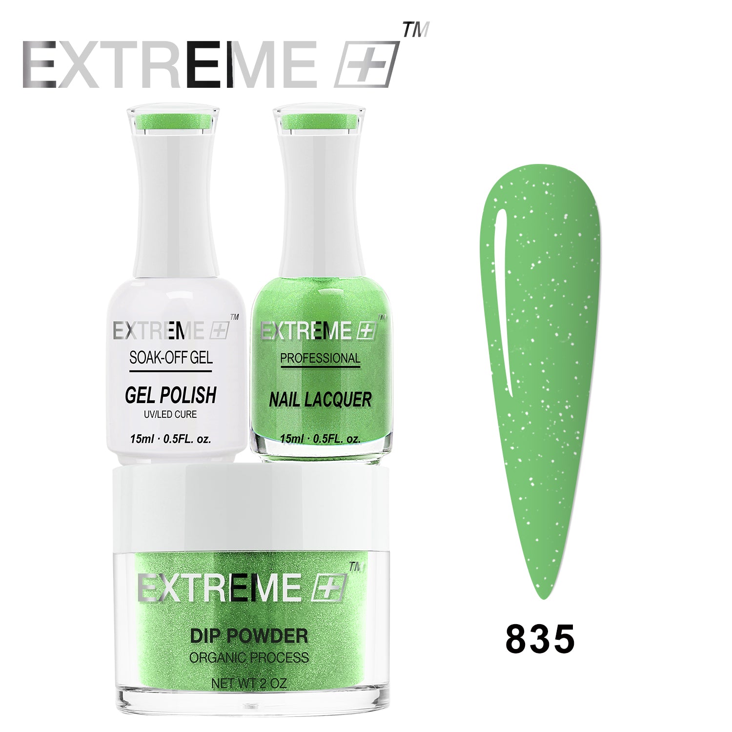 EXTREME+ 3 in 1 Combo Set - Gel, Lacquer, & Dip - #835