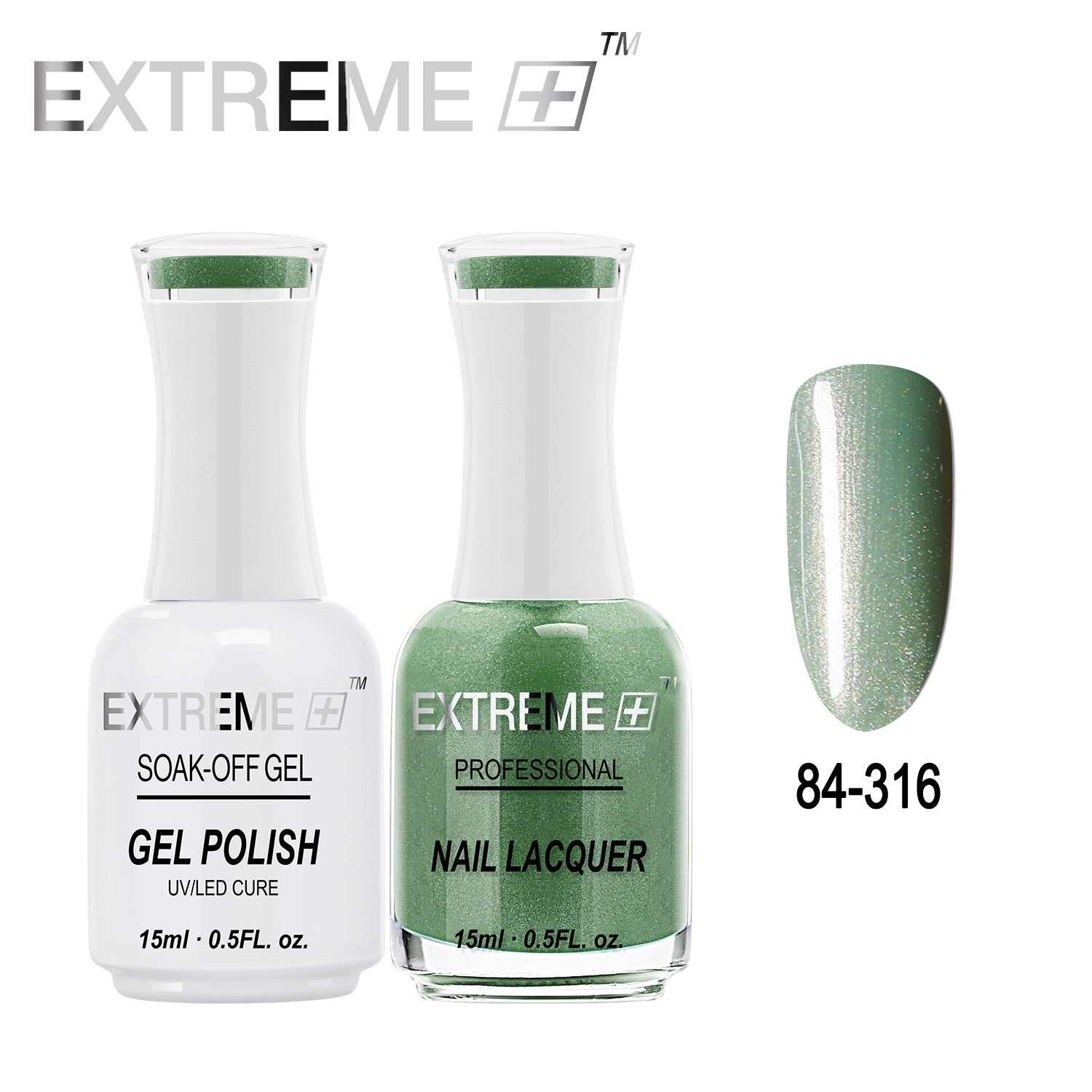 EXTREME+ All-in-One Gel Polish and Nail Lacquer Matching Duo #G084