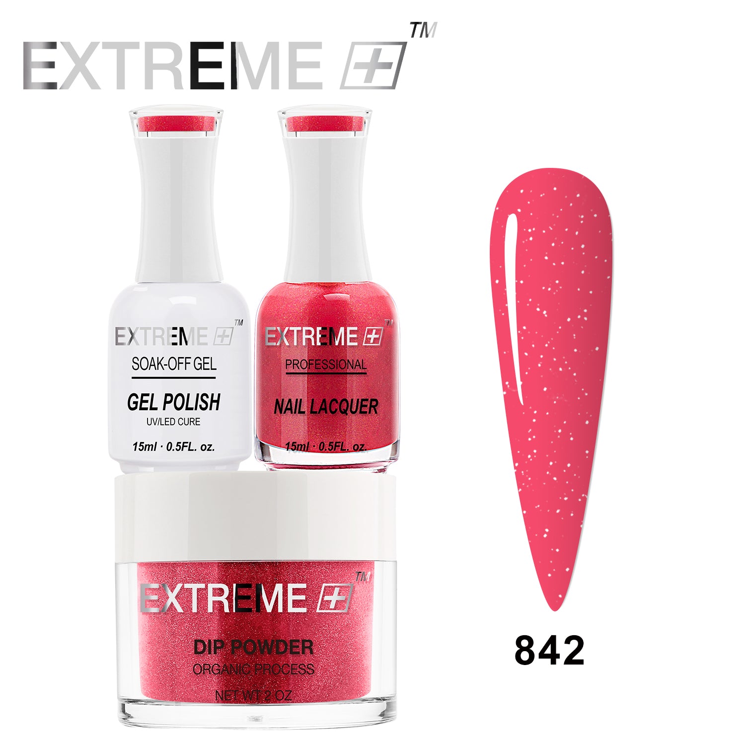 EXTREME+ 3 in 1 Combo Set - Gel, Lacquer, & Dip - #842