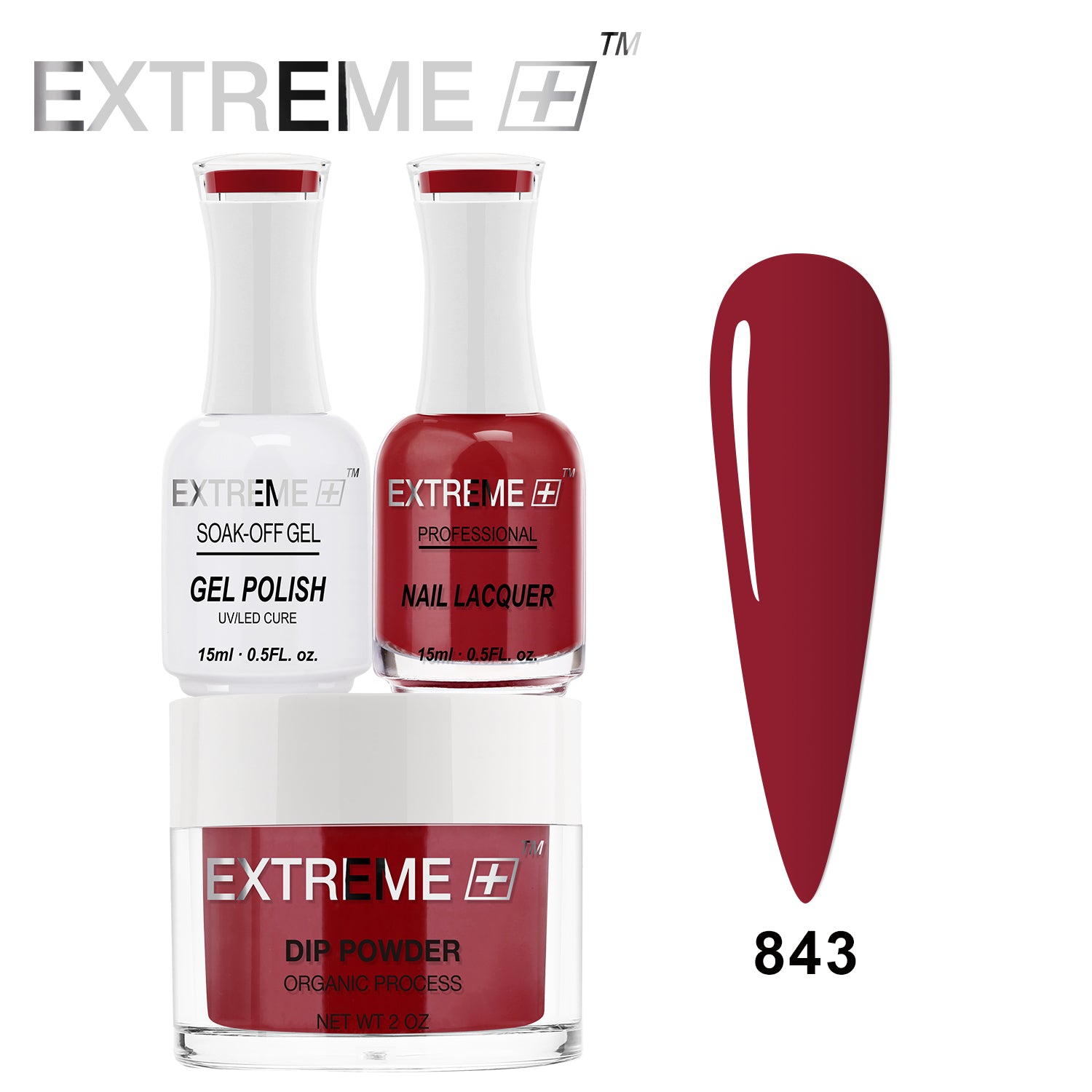 Bộ Combo EXTREME+ 3 trong 1 - Gel, Sơn mài &amp; Nhúng - #843