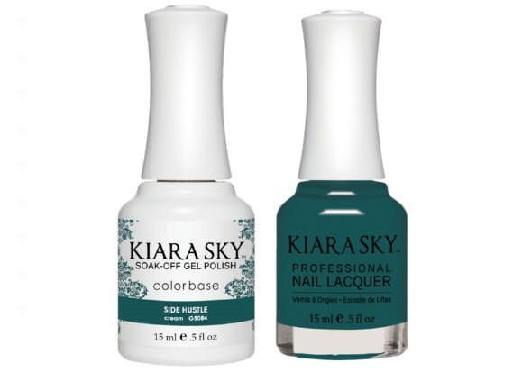 Kiara Sky All-In-One GEL + MATCHING LACQUER (DUO) - 5084 SIDE HU$TLE