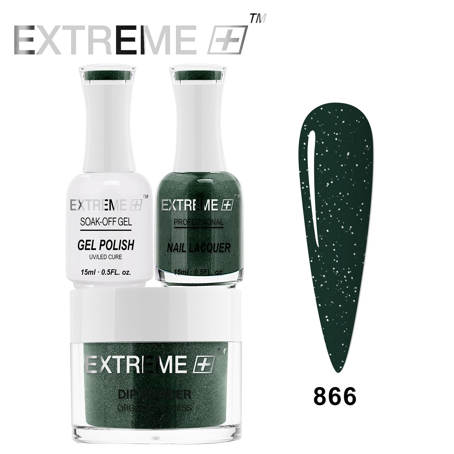 EXTREME+ 3 in 1 Combo Set - Gel, Lacquer, & Dip - #866