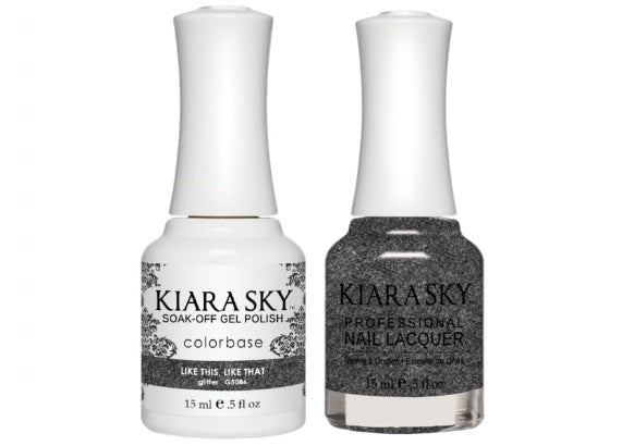 Kiara Sky All-In-One GEL + MATCHING LACQUER (DUO) - 5086 LITTLE BLACK DRESS