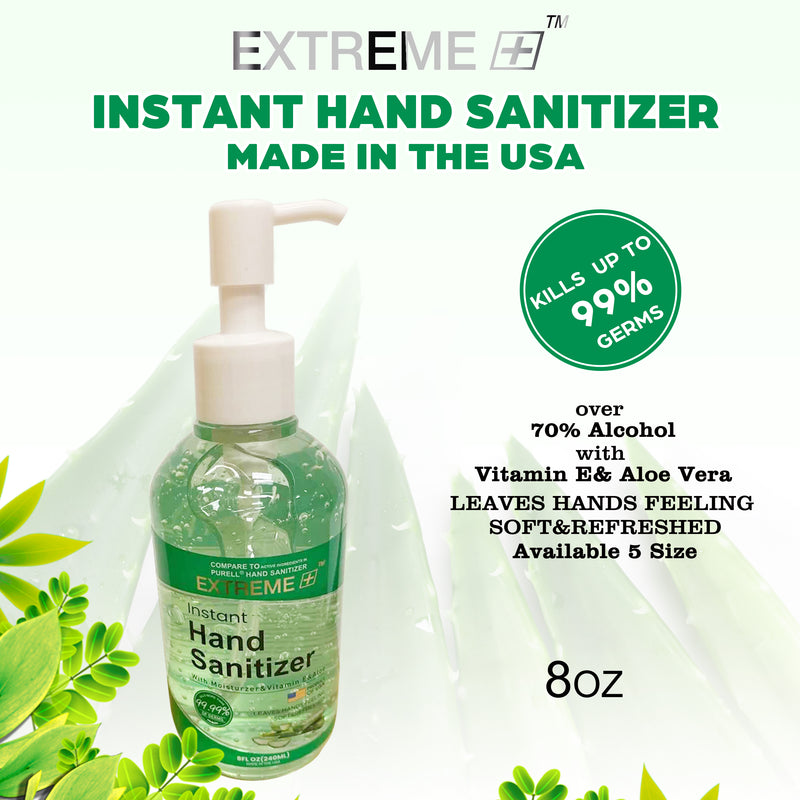 EXTREME+ Hand Sanitizer Gel,  8 oz