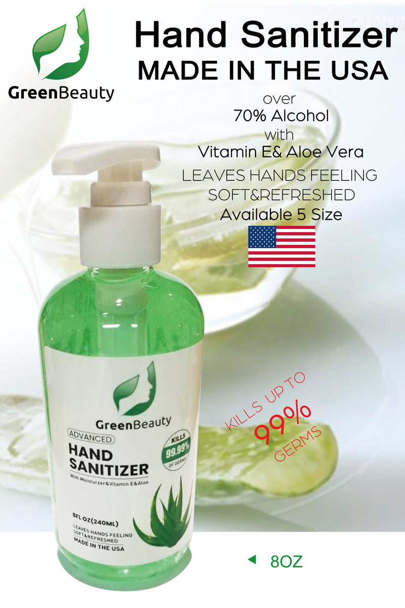 BUY 1 GET 1 FREE - GreenBeauty Hand Sanitizer 8 oz - FDA Approved