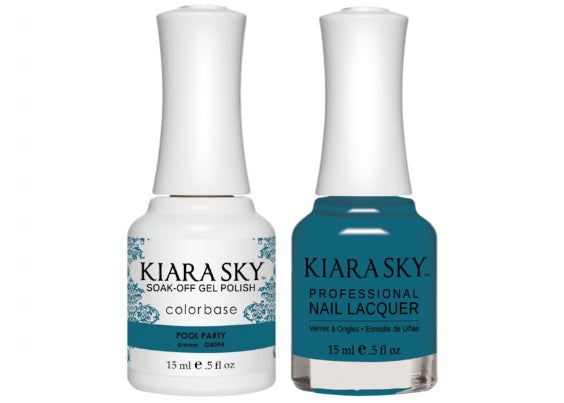 Kiara Sky All-In-One GEL + MATCHING LACQUER (DUO) - 5094 POOL PARTY