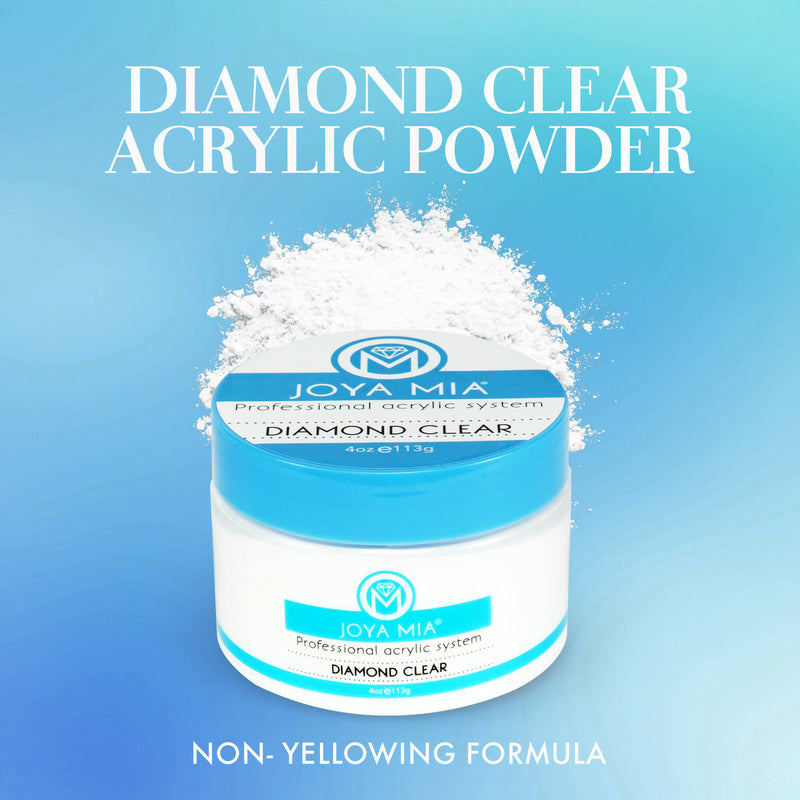 Joya Mia_B07DVCF4D9 Acrylic Powder 4oz Diamond Clear_Image 3