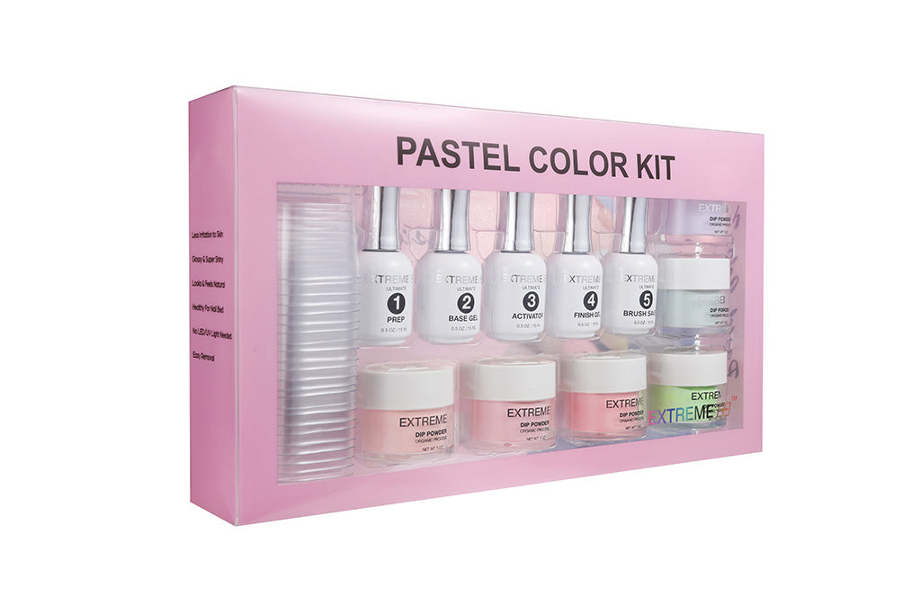 EXTREME+ Pastel Color Dipping Powder Kit