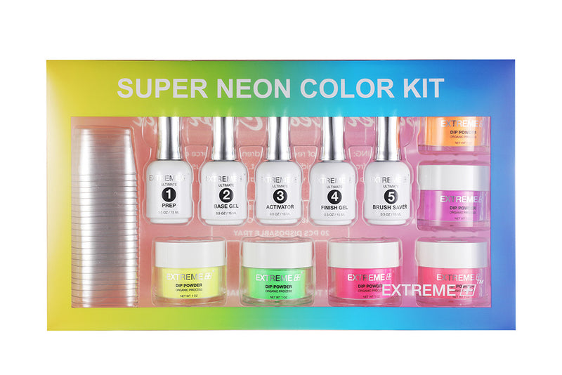 EXTREME+ Super Neon Color Dipping Powder Kit