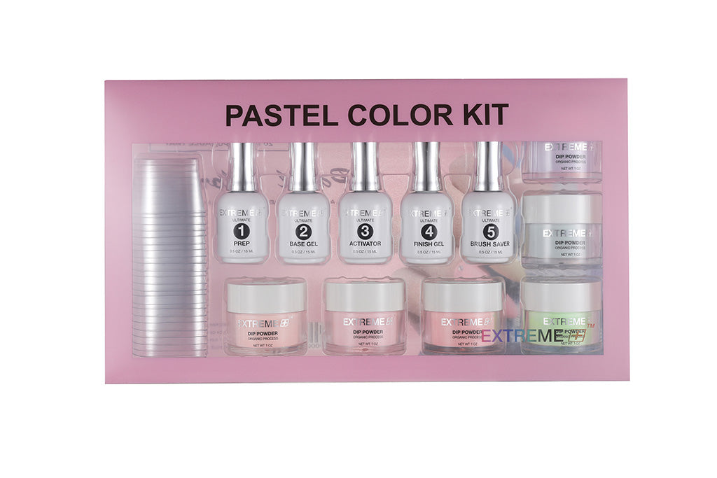 EXTREME+ Pastel Color Dipping Powder Kit