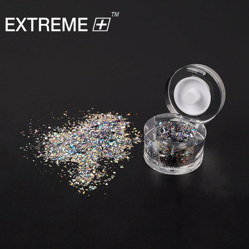 EXTREME+ Aluminum Nail Flakes Set / 6 colors