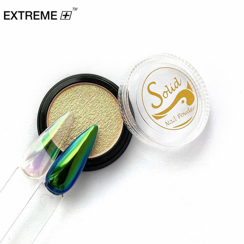 EXTREME+ Mirror Nail Glitter Aurora Powder Ice Kit 6 màu