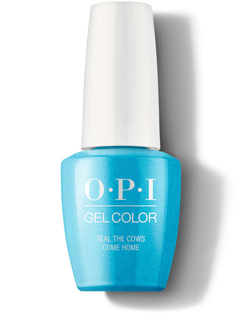 OPI Gel - B54 Teal The Cows Come Home