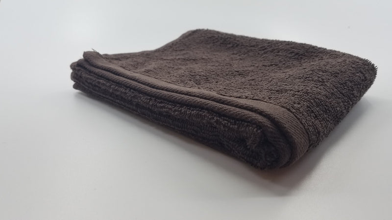12 PCS Magna Plus Cotton Towels 100% Cotton - Brown