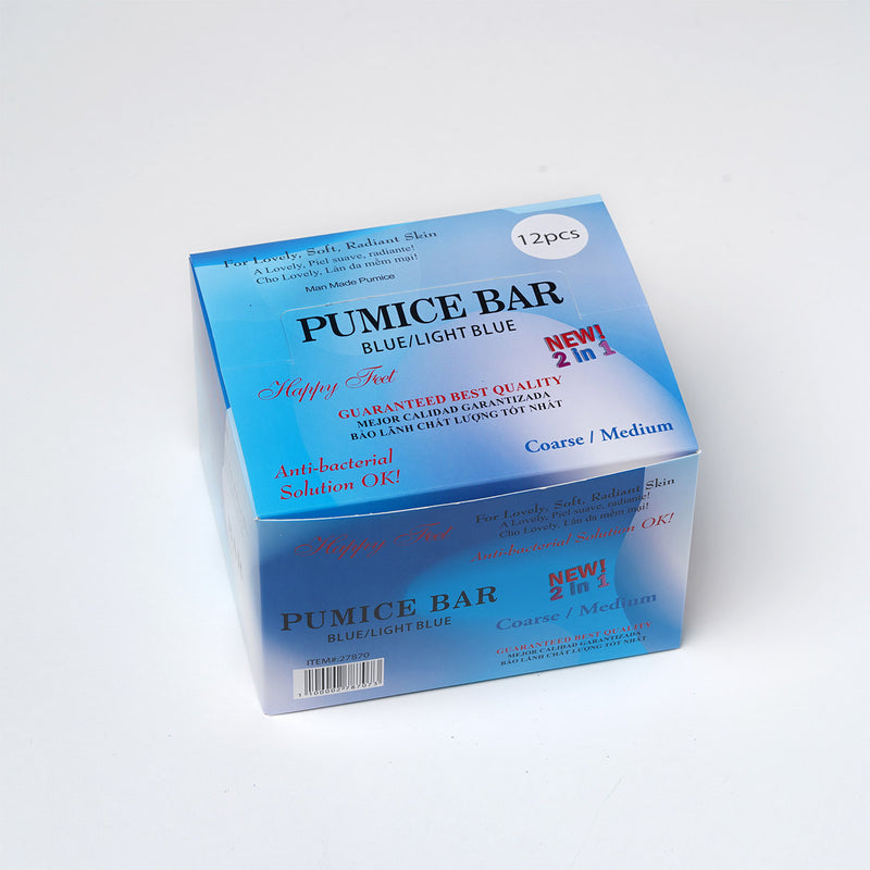 HappyFeet Pumice Pad 2 in 1 Ultimate New Coarse Medium - Dark/Light Blue
