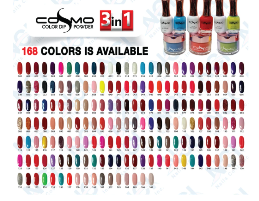Cosmo Gel Polish + Nail Lacquer - 001